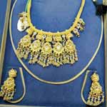 Manufacturers Exporters and Wholesale Suppliers of Gold Necklace Set Ahmedabad Gujarat